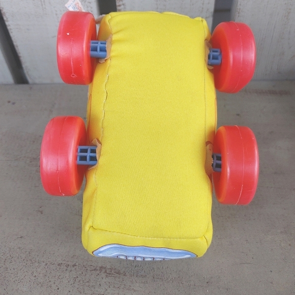 Vintage 1982 American Greetings Baby's First Car Yellow Softtouch Plastic Wheels - Picture 7 of 10